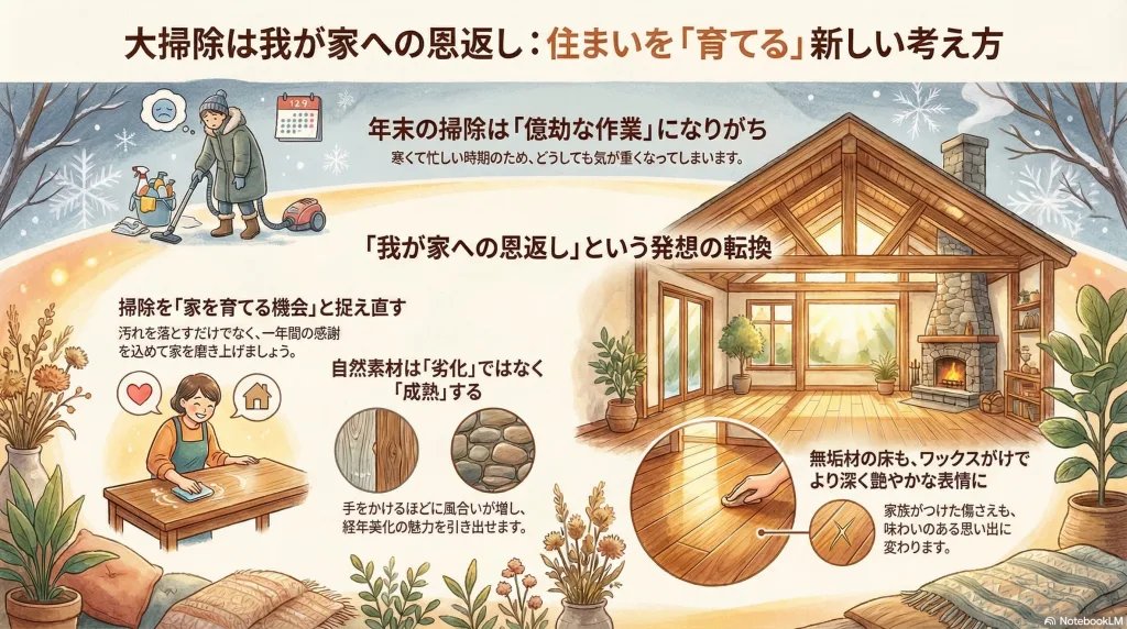 大掃除は我が家への恩返し!成熟した住まいが福を招く